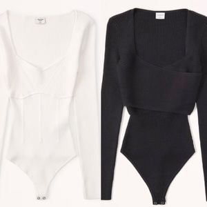 Abercrombie Long Sleeve Sweater bodysuit